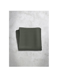 Grey Silk Satin Men's Handkerchief | Italo Ferretti Super Class Collection | Sam's Tailoring
