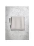 Pearl White Silk Satin Men's Handkerchief | Italo Ferretti Super Class Collection | Sam's Tailoring