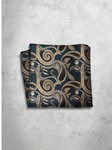 Paisley Design Silk Satin Men's Handkerchief  | Italo Ferretti Super Class Collection | Sam's Tailoring