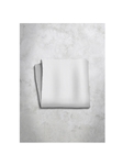 White Checkered Design Silk Satin Men's Handkerchief  | Italo Ferretti Super Class Collection | Sam's Tailoring