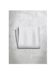 White Stripes Design Silk Satin Men's Handkerchief  | Italo Ferretti Super Class Collection | Sam's Tailoring