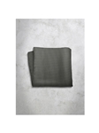 Dark Grey Polka Dots Design Silk Satin Men's Handkerchief | Italo Ferretti Super Class Collection | Sam's Tailoring