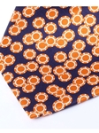 Fiches Blue & Orange Precious Silk Satin Tie | Italo Ferretti Casino Collection | Sams Tailoring Fine Men's Clothing