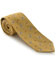 Robert Talbott Yellow with Cross and Paisley Design Michigan Avenue Seven Fold Tie 51864M0-01 - Spring 2016 Collection Seven Fold Ties | Sam's Tailoring Fine Men's Clothing