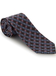 Robert Talbott Brown with Geometric Design Hearst Castle Seven Fold Tie 51881M0-06 - Spring 2016 Collection Seven Fold Ties | Sam's Tailoring Fine Men's Clothing
