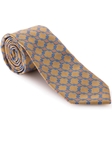 Robert Talbott Yellow with Medallion Ambassador Estate Tie 40200I0-01 - Spring 2016 Collection Estate Ties | Sam's Tailoring Fine Men's Clothing