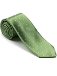 Robert Talbott Green with White Polka Dots Italian Satin Best Of Class Tie 57202E0-04 - Spring 2016 Collection Best Of Class Ties | Sam's Tailoring Fine Men's Clothing