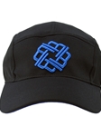Black With Blue Five Panel Hat | Betenly Golf Hats Collection | Sam's Tailoring