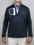 Charcoal "Victory" Quater Zip Pullover | Betenly Golf Sweaters Collection | Sam's Tailoring