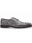 Grey Hornback Crocodile Chapo Shoe | Belvedere Fall Collection | Sams Tailoring