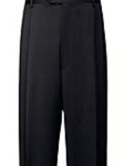 Hart Schaffner Marx Gabardine Charcoal Pleated Trouser 409-455203 - Trousers | Sam's Tailoring Fine Men's Clothing