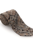 Black & Brown Paisley Hearst Castle Seven Fold Tie | Fall 2016 Seven Fold Ties | Sam's Tailoring