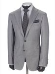 Dove Grey Flannel Flap Pockets Suit | Hickey FreeMan Suits  | Sams Tailoring