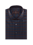 Dark Brown & Blue Check Estate Classic Dress Shirt | Robert Talbott Fall 2016 Collection  | Sam's Tailoring