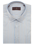 Brown, Blue and White Stripe Estate Classic Dress Shirt | Robert Talbott Fall 2016 Collection  | Sam's Tailoring