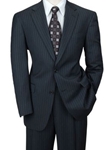 Hart Schaffner Marx Gold Navy Stripe Suit 165-423929054 - Suits | Sam's Tailoring Fine Men's Clothing
