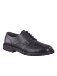 PHOEBUS - Black Smooth 8800 Oxford Shoe | Mephisto Collection | Sam's Tailoring