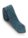 Teal & Yellow Paisley Impeccably Handcrafted 7 Fold Tie | Robert Talbott Fall 2016 Collection  | Sam's Tailoring