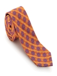 Yellow, Orange and Purple Medallion Sudbury 7 Fold Tie | Robert Talbott Fall 2016 Collection  | Sam's Tailoring