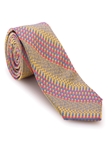 Yellow, Blue and Pink Geometric Stripe Connoisseur Estate Tie  | Robert Talbott Fall 2016 Collection  | Sam's Tailoring