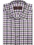 Purple, Black & Brown Check Estate Classic Dress Shirt | Robert Talbott Fall 2016 Collection  | Sam's Tailoring