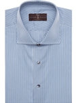White & Blue Stripes Estate Sutter Classic Dress Shirt | Robert Talbott Fall 2016 Collection  | Sam's Tailoring