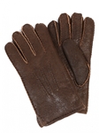 Rugged Castano Sheepskin Top Stitched Men Gloves | Aston Leather Fall 2016 Collection | Sam's Tailoring