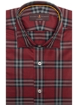Red, Black & White Check Crespi IV Tailored Fit Sport Shirt | Robert Talbott Spring 2017 Collection  | Sam's Tailoring