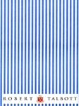 Blue & White 1/16" Fine Stripe Custom Shirt | Robert Talbott Custom Shirts  | Sam's Tailoring