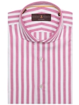 Pink and White Stripe San Carlos Tailored Fit Sport Shirt | Robert Talbott 2017 Collection  | Sam's Tailoring