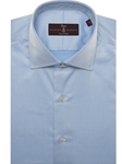 Solid Blue HW1/NP/MC Tailored Fit Estate Dress Shirt | Robert Talbott Spring 2017 Estate Shirts | Sam's Tailoring