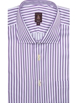 Purple and White Stripe Estate Dress Shirt | Robert Talbott Spring 2017 Estate Shirts | Sam's Tailoring