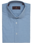 Blue and White Check Tailored Fit Estate Dress Shirt | Robert Talbott Spring 2017 Estate Shirts | Sam's Tailoring