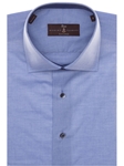 Solid Blue Estate Sutter Tailored Fit Dress Shirt | Robert Talbott Spring 2017 Estate Shirts | Sam's Tailoring