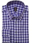Purple Check Estate Sutter UM/OP/MC Dress Shirt | Robert Talbott Spring 2017 Estate Shirts | Sam's Tailoring