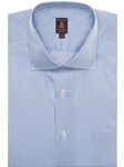 Blue and White Stripe Sutter IS/OP/MC Dress Shirt | Robert Talbott Spring 2017 Estate Shirts | Sam's Tailoring