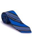 Blue, Navy, Purple, Green and Gold Stripe Venture Best of Class Tie | Robert Talbott Spring 2017 Collection | Sam's Tailoring
