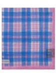 Pink and Blue Plaid 13" Pocket Square | Robert Talbott Spring 2017 Collection  | Sam's Tailoring