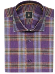 Purple, Orange and Yellow Plaid Crespi III Tailored Sport Shirt| Robert Talbott Spring 2017 Collection  | Sam's Tailoring