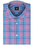 Turquoise, Pink and Blue Plaid Crespi III Tailored Sport Shirt | Robert Talbott Spring 2017 Collection  | Sam's Tailoring