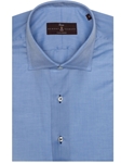 Solid Blue Estate Sutter Tailored Dress Shirt | Robert Talbott Spring 2017 Collection | Sam's Tailoring