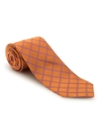 Orange With Purple Diamond Design Best of Class FIH Tie | Robert Talbott Spring 2017 Collection | Sam's Tailoring