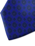 Dark Green and Blue Patterned Silk Tie | Italo Ferretti Spring Summer Collection | Sam's Tailoring