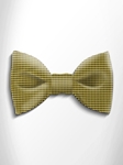 Yellow and Black Polka Dot Silk Bow Tie | Italo Ferretti Spring Summer Collection | Sam's Tailoring