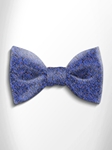 Sky Blue, Black and Orange Patterned Silk Bow Tie | Italo Ferretti Spring Summer Collection | Sam's Tailoring