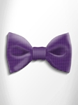 Violet and Black Polka Dot Silk Bow Tie | Italo Ferretti Spring Summer Collection | Sam's Tailoring