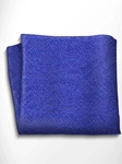 Blue Patterned Silk Pocket Square | Italo Ferretti Spring Summer Collection | Sam's Tailoring