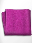 Fuchsia Patterned Silk Pocket Square | Italo Ferretti Spring Summer Collection | Sam's Tailoring