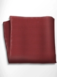 Red and Black Polka Dot Silk Pocket Square | Italo Ferretti Spring Summer Collection | Sam's Tailoring