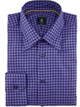 Purple and Black Check Trim Fit Sport Shirt | Robert Talbott Spring 2017 Collection  | Sam's Tailoring